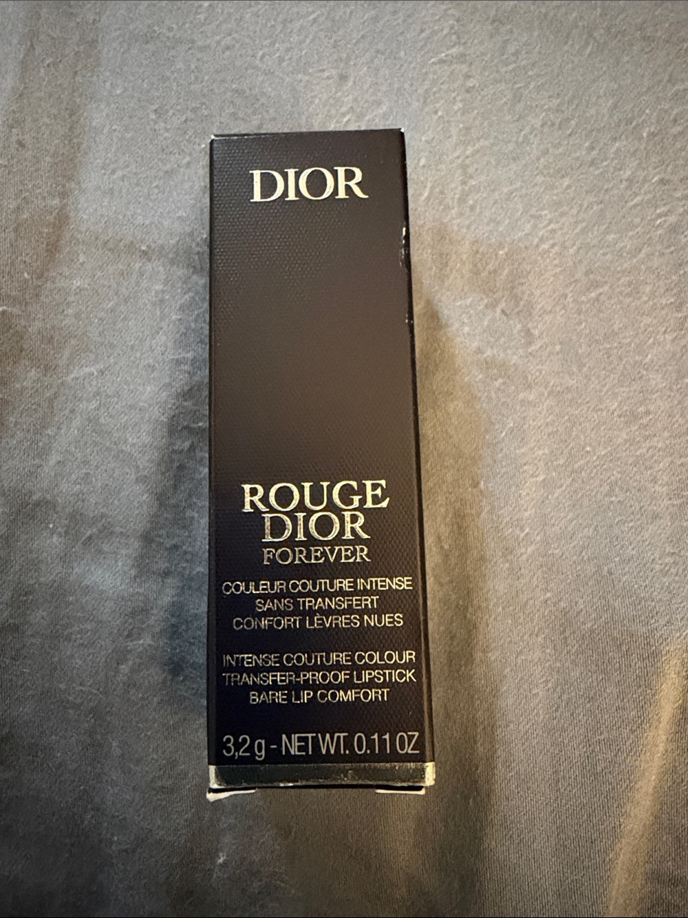 Dior Rouge Dior Forever Lipstick — Black & Gold Packaging - 547 Forever Adoree
